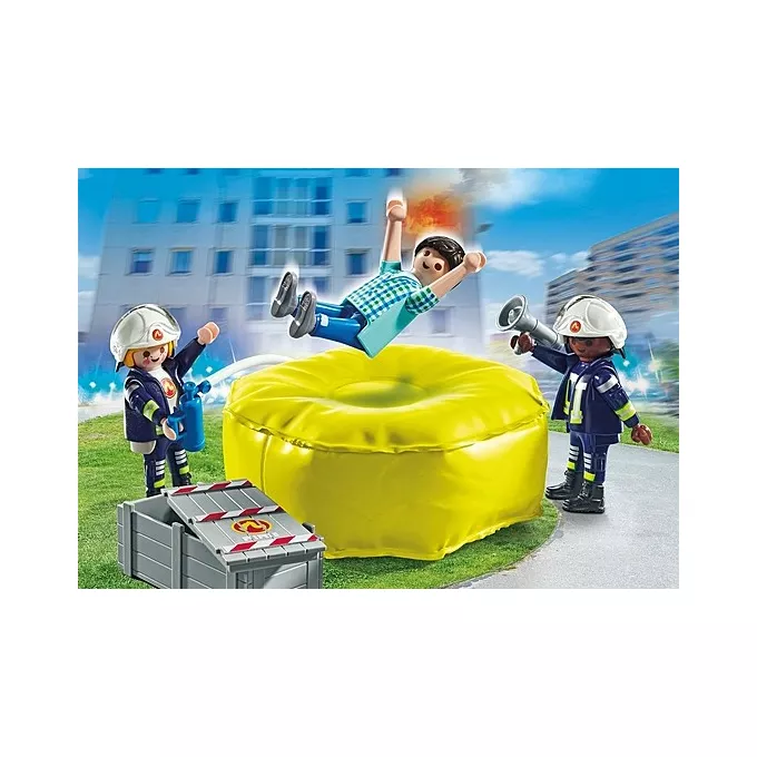 Playmobil Zestaw figurek Action Heroes 71465 Strażacy z poduszką powietrzną