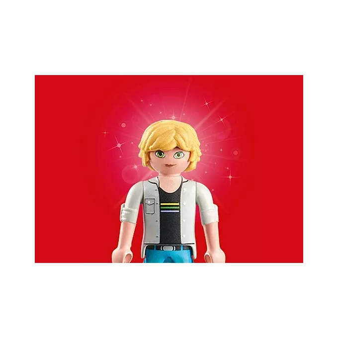 Playmobil Zestaw figurek Miraculum 71337 Adrien i Czarny Kot