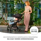 Kinderkraft Wózek spacerowy APINO RAVEN BLACK