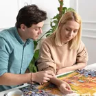 Trefl Puzzle 1000 elementów Premium Plus Tea Time Ogród ptaków