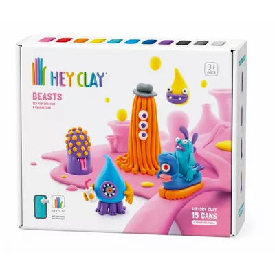 Tm Toys Masa Platyczna Hey Clay Bestie 15 puszek