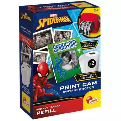 Lisciani Rolki do zdjęć Spiderman Print Cam 2