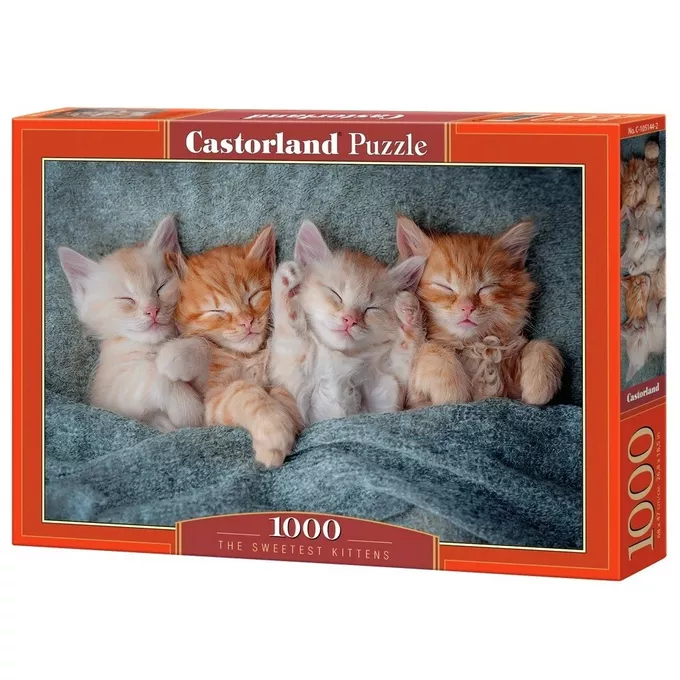 Castor Puzzle 1000 elementów Słodkie kotki