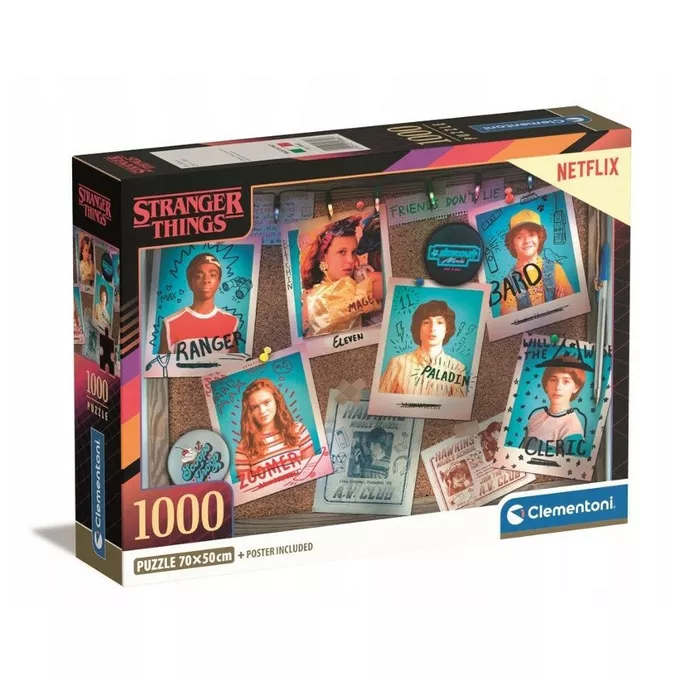 Clementoni Puzzle 1000 elementów Compact Netflix Stranger Things