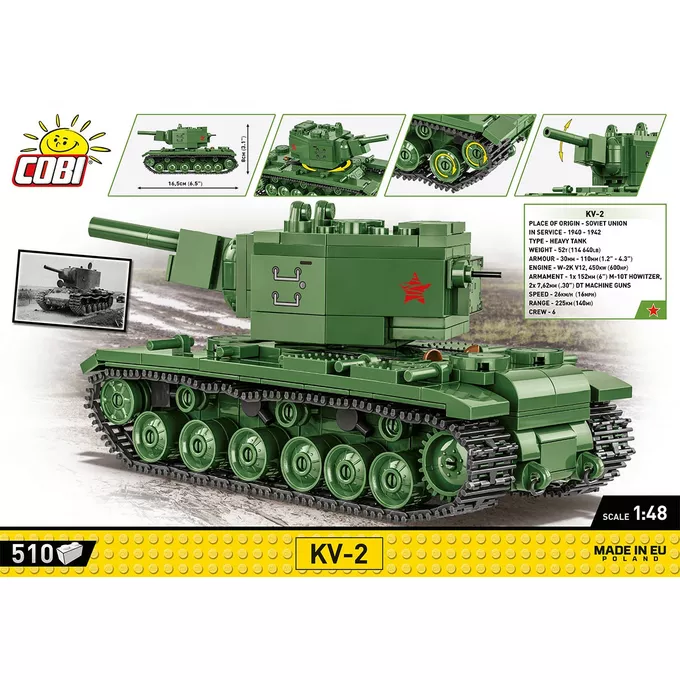 Cobi Klocki Klocki Historical Collection WWII KV-2