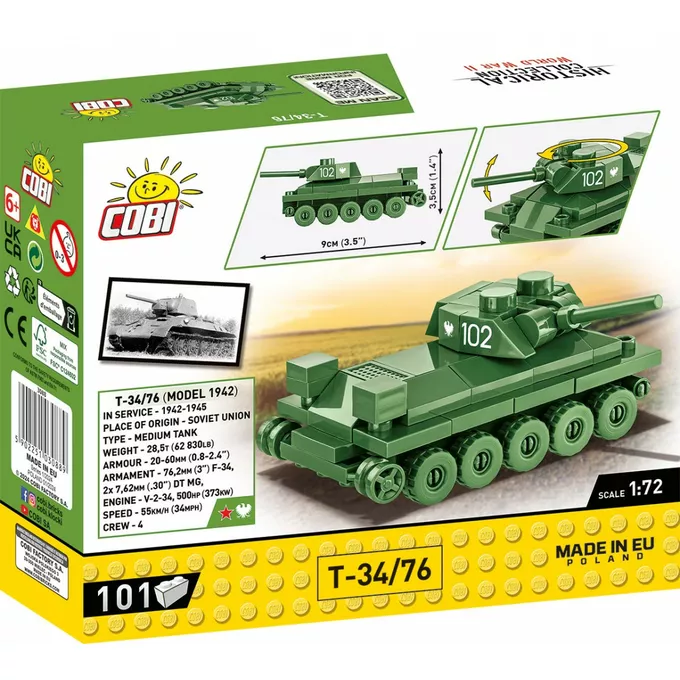 Cobi Klocki Klocki T-34/76