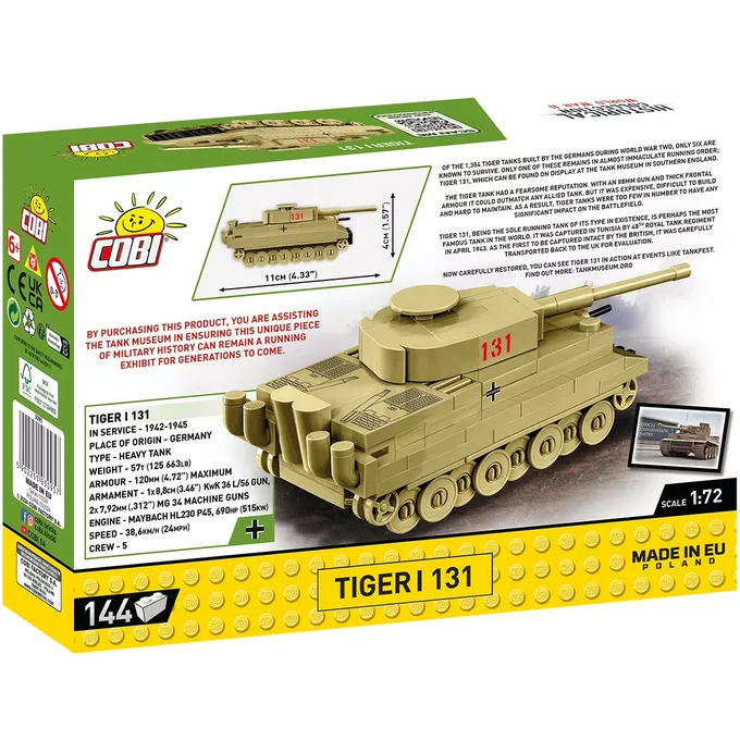 Cobi Klocki Klocki Tiger I 131