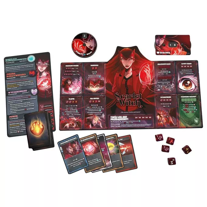 Lucky Duck Games Gra Dice Throne Marvel Box 1 Scarlet Witch, Thor, Loki, Spider-Man