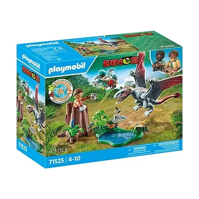 Playmobil Zestaw figurek Dinos 71525 Stacja badawcza dla dinozaurów Dimorfodonów