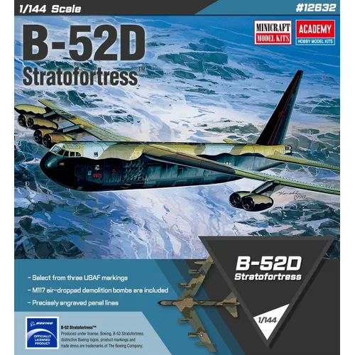 Academy Model plastikowy B-52D Stratofortress 1/144