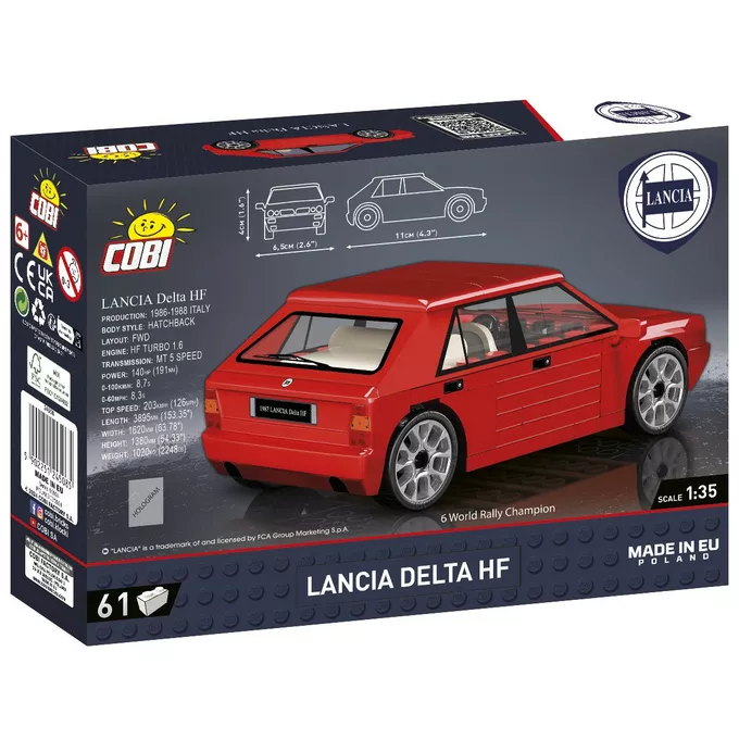 Cobi Klocki Klocki Lancia Delta HF