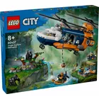 LEGO Klocki City 60437 Helikopter badaczy dżungli w bazie