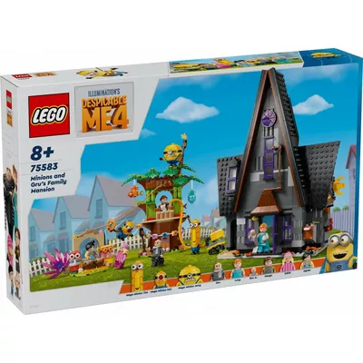 LEGO Klocki Minions 75583 Rodzinna rezydencja Gru i minionków