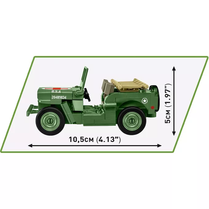 Cobi Klocki Klocki Willys MB 132 elementy