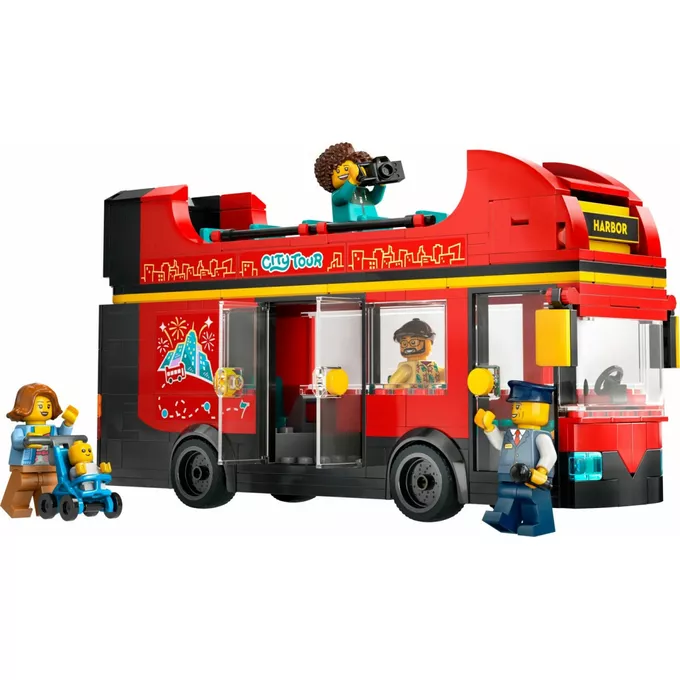 LEGO Klocki City 60407 Czerwony, piętrowy autokar