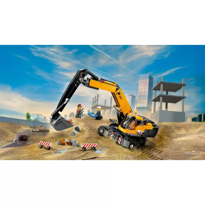 LEGO Klocki City 60420 Żółta koparka