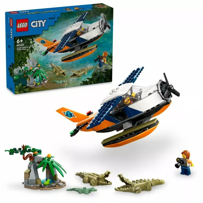 LEGO Klocki City 60425 Wodolot badaczki dżungli