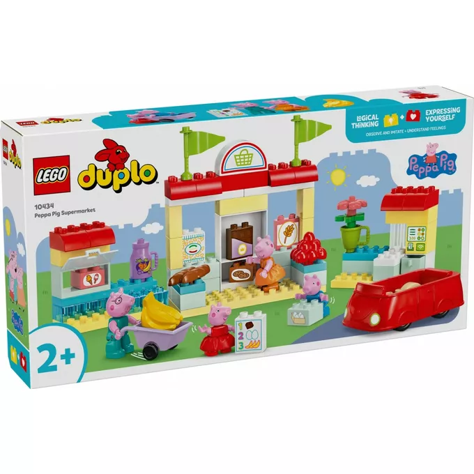 LEGO Klocki DUPLO 10434 Peppa Pig Peppa i supermarket