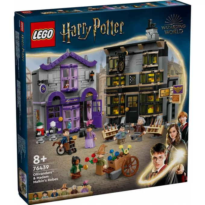 LEGO Klocki Harry Potter 76439 Sklepy Ollivandera i Madame Malkin