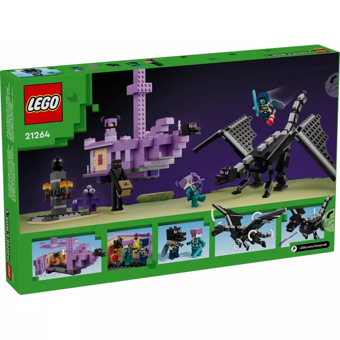 LEGO Klocki Minecraft 21264 Smok Kresu i statek Kresu