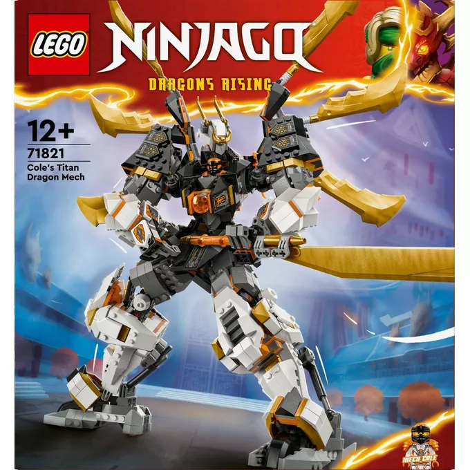 LEGO Klocki Ninjago 71821 Tytanowy smok-mech Cole'a