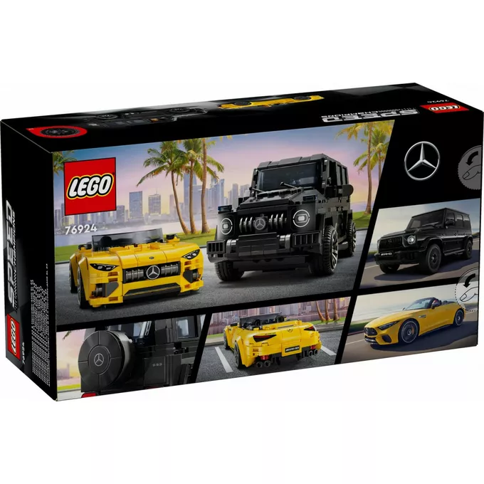 LEGO Klocki Speed Champions 76924 Mercedes-AMG G 63 i Mercedes-AMG SL 63