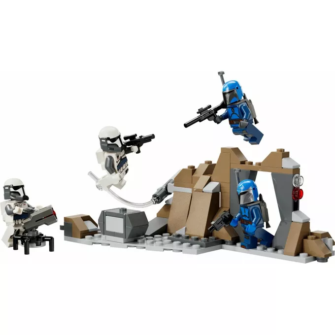 LEGO Klocki Star Wars 75373 Zasadzka na Mandalorze - zestaw bitewny