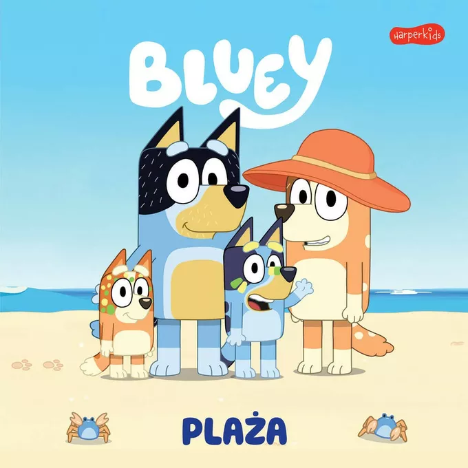 Harper Collins Książeczka Bluey. Plaża. Moja czytanka