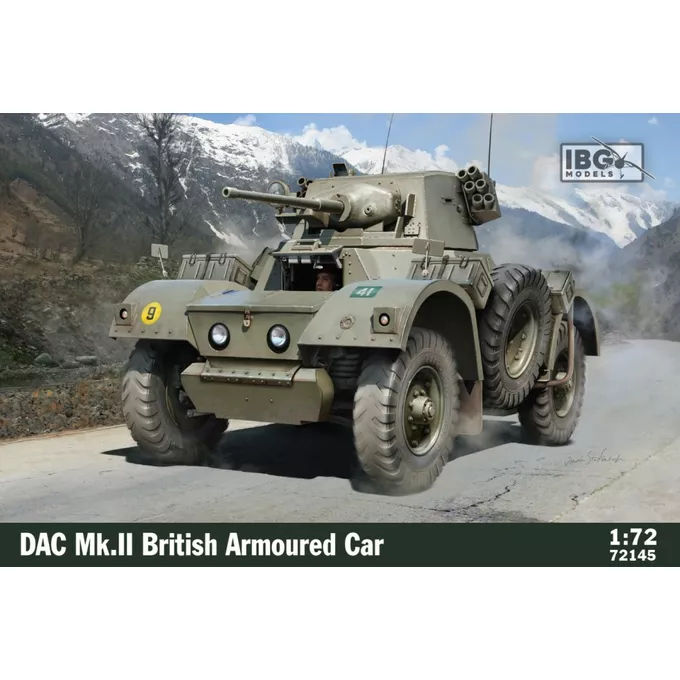 Ibg Model plastikowy DAC Mk.II British Armoured Car 1/72