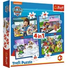 Trefl Puzzle 4w1 Psie sprawy Psi Patrol Paw Patrol