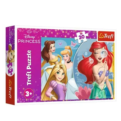 Trefl Puzzle 30 elementów Piękny dzień księżniczek Disney Princess