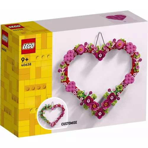 LEGO Klocki 40638 Ozdoba w kształcie serca