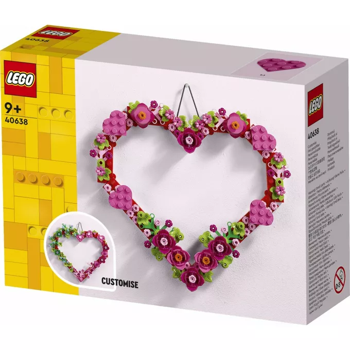 LEGO Klocki 40638 Ozdoba w kształcie serca