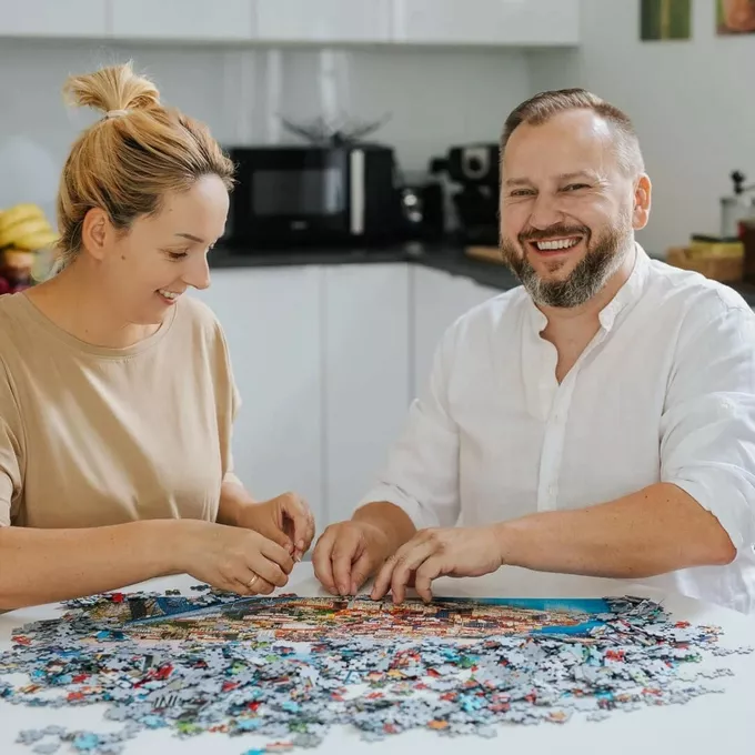 Trefl Puzzle 500 elementów Jezioro Braies Włochy