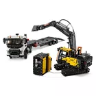 LEGO Klocki Technic 42175 Ciężarowka Volvo FMX i koparka EC230 Electric