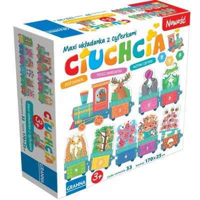 Granna Puzzle Maxi układanka z dziurkami Ciuchcia