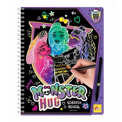 Lisciani Zdrapywanka Sketchbook Scratch reveal Monster High