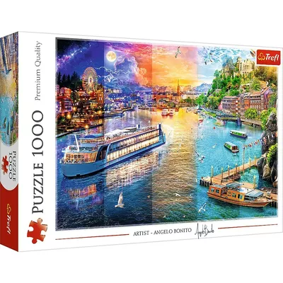 Trefl Puzzle 1000 elementów Rejs po rzece