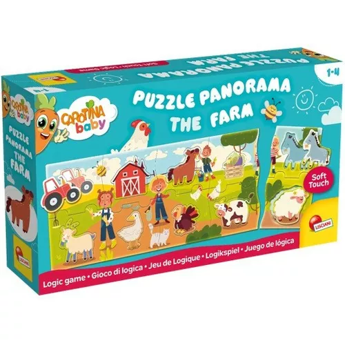 Lisciani Układanka Carotina Baby Puzzle panorama - Farma