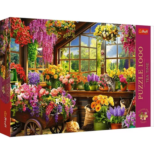 Trefl Puzzle 1000 elementów Premium Plus Przygotowania do wiosny