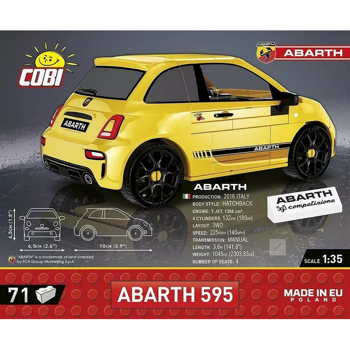 Cobi Klocki Abarth 595 Competizione