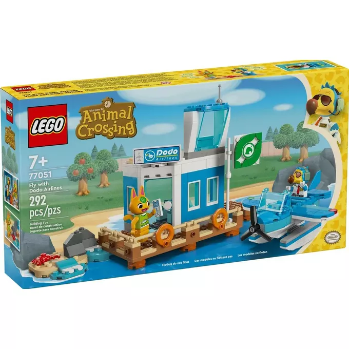 LEGO Klocki Animal Crossing 77051 Lot z Dodo Airlines