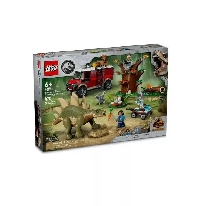 LEGO Klocki Jurassic World 76965 Dinomisje: odkrycie stegozaura