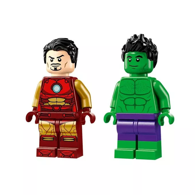 LEGO Klocki Marvel Super Heroes 76287 Iron Man z motocyklem i Hulk