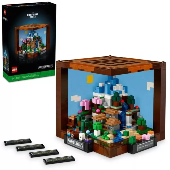 LEGO Klocki Minecraft 21265 Stół warsztatowy