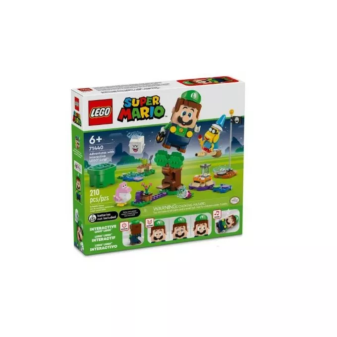 LEGO Klocki Super Mario 71440 Przygody z interaktywną figurką LEGO Luigi