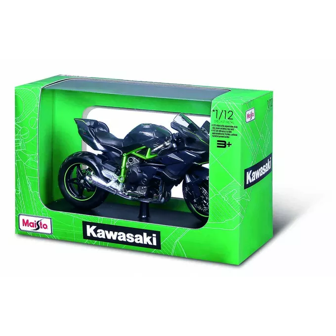 Maisto Model metalowy Motocykl Kawasaki Ninja H2 R z podstawką 1/12