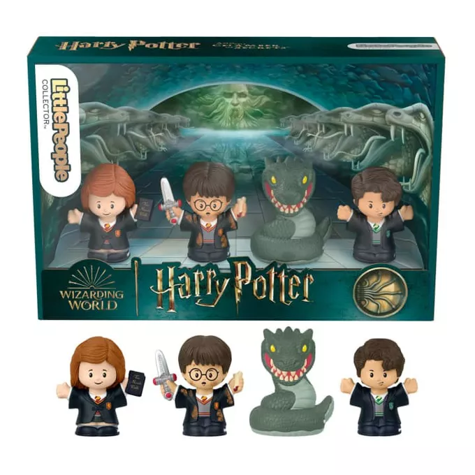 Mattel Zestaw figurek Little People Harry Potter 4-pak Komnata Tajemnic