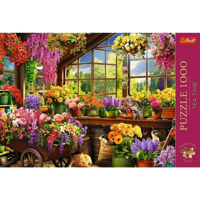 Trefl Puzzle 1000 elementów Premium Plus Przygotowania do wiosny