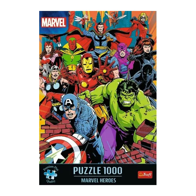 Trefl Puzzle 1000 elementów Premium Plus Quality Marvel Heroes